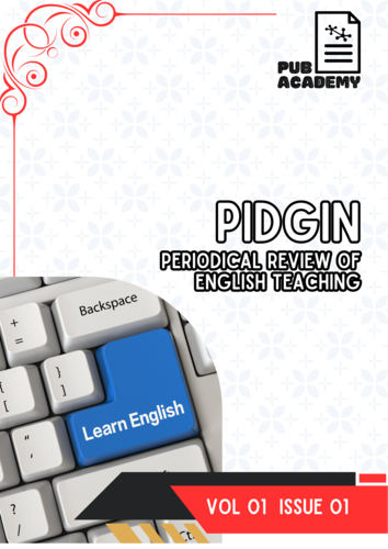PIDGIN: Periodical Review of English Teaching Cover
