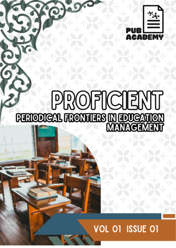 PROFICIENT: Periodical Frontiers in Education Management Cover